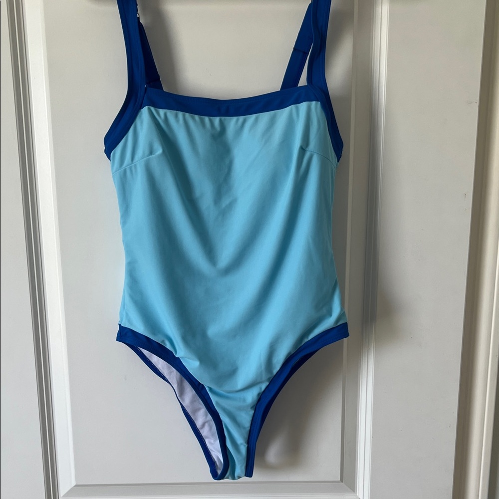 Blue One-Piece Swimsuit